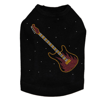 Guitar (Red & Gold) - Dog Tank