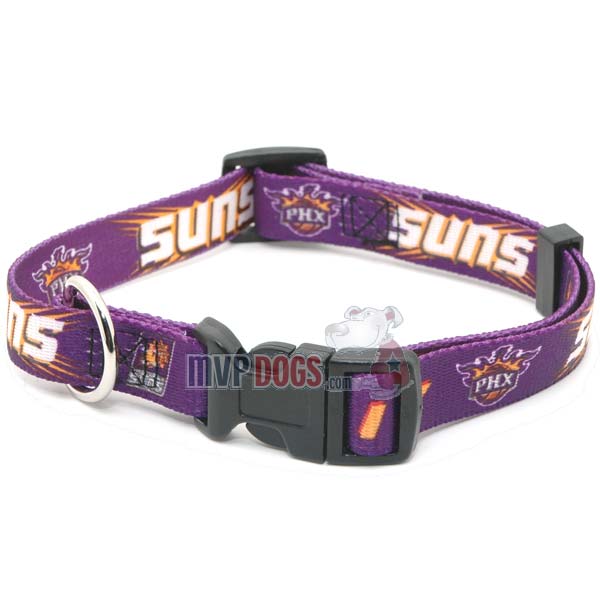 Phoenix Suns Black NBA Dog Collar