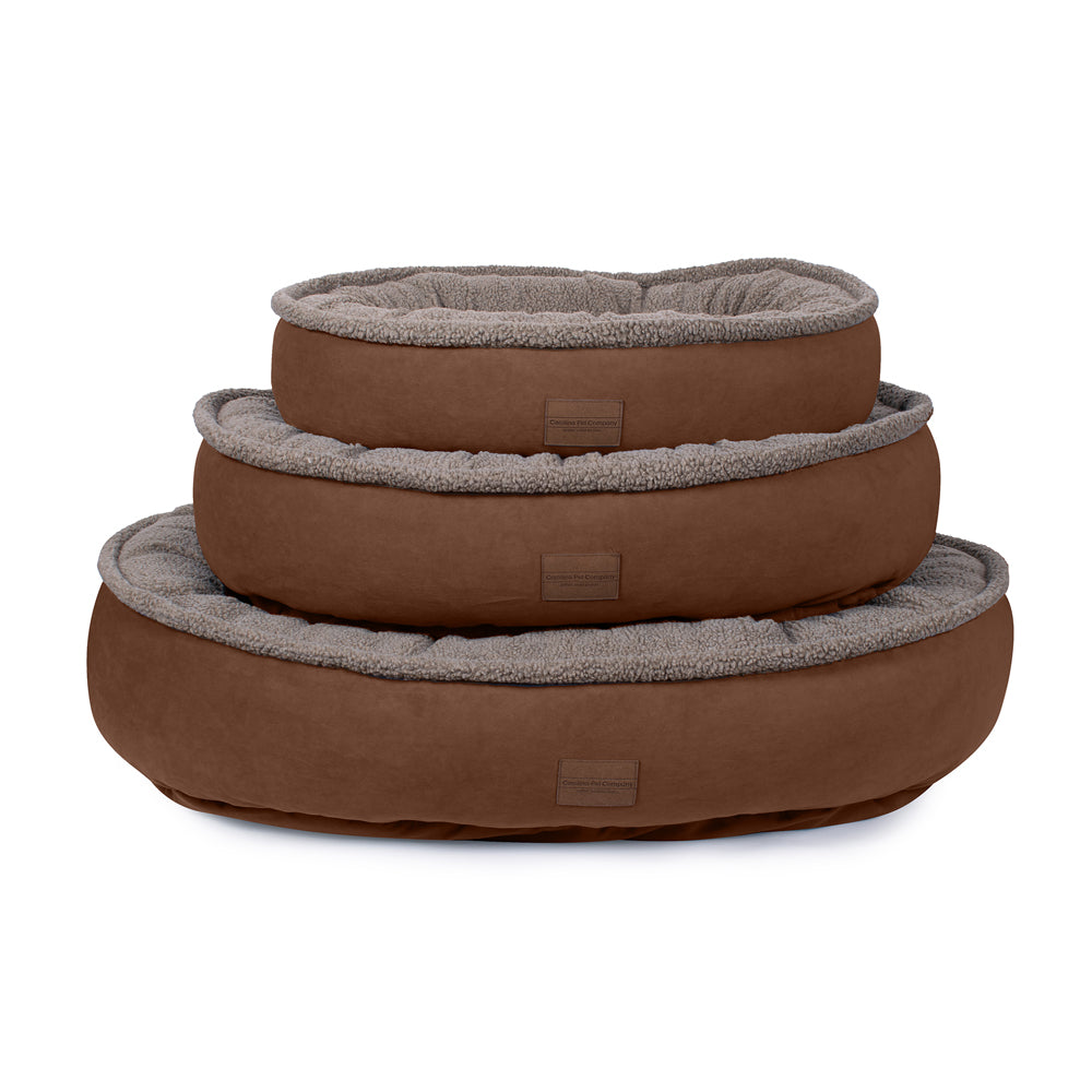 Microfiber & Tipped Berber Comfy Cup Chocolate