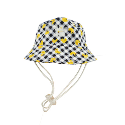 HD Rain Hat - Ducks/Plaid