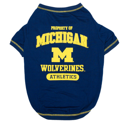 Michigan Wolverines Dog Tee Shirt