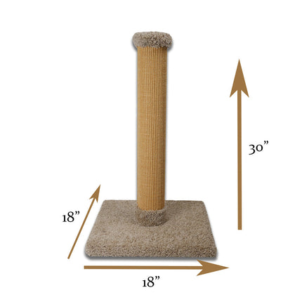 Sisal Pole Vertical Cat Scratcher