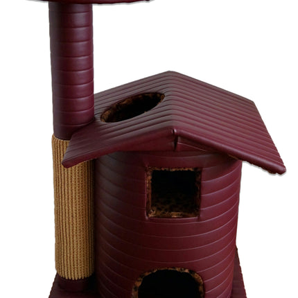 Queen's Kastle Luxury Cat Tower with Cat Bed