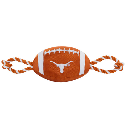 Texas Longhorns Nylon Football Dog Toy