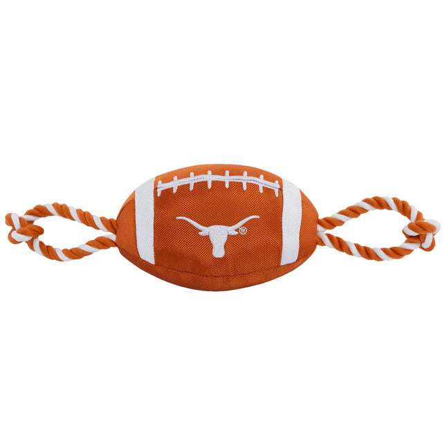 Texas Longhorns Nylon Football Dog Toy