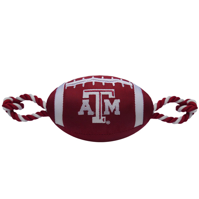 Texas A&M Aggies Nylon Football Dog Toy