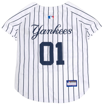 New York Yankees Dog Jersey - Pinstripe