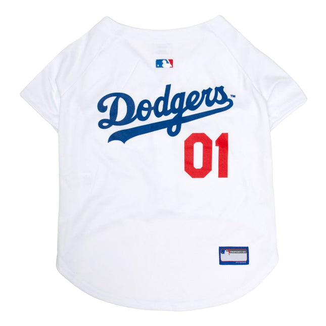 Los Angeles Dodgers Dog Jersey - White