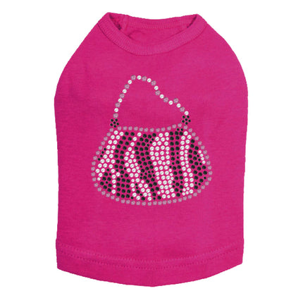 Zebra Handbag - Dog Tank