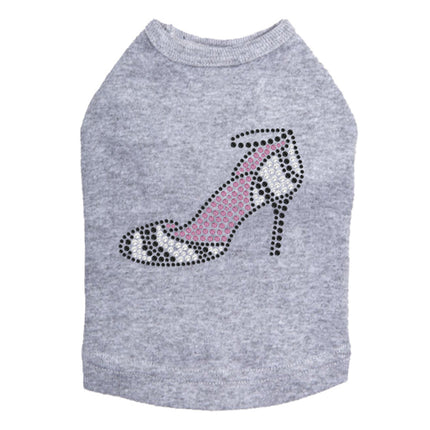 Zebra High Heels - Dog Tank