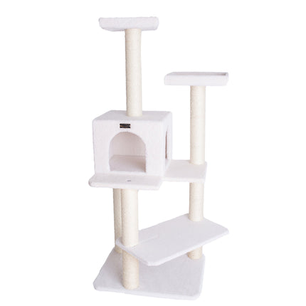 Armarkat Ivory 53" High Cat tree Fleece Covered Cat Climber B5701