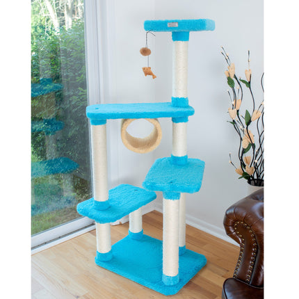 Armarkat Cat Climber Cat Junggle Tree With Platforms X6105 Skyblue