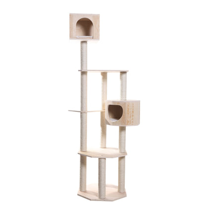 Premium Pinus Sylvestris Wood Cat Tree S8502