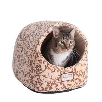 Armarkat Winter Soft Cat Bed C11HYH/MH Warm Cave Cat Bed For Cats & Small Dogs