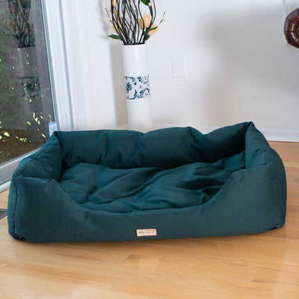 Armarkat Bolstered Dog BedAnti-Slip Pet Bed Laurel Green Large