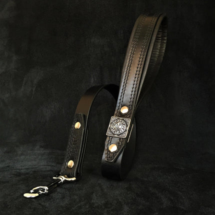 The all Black "Eros" collar 2.5 inch wide