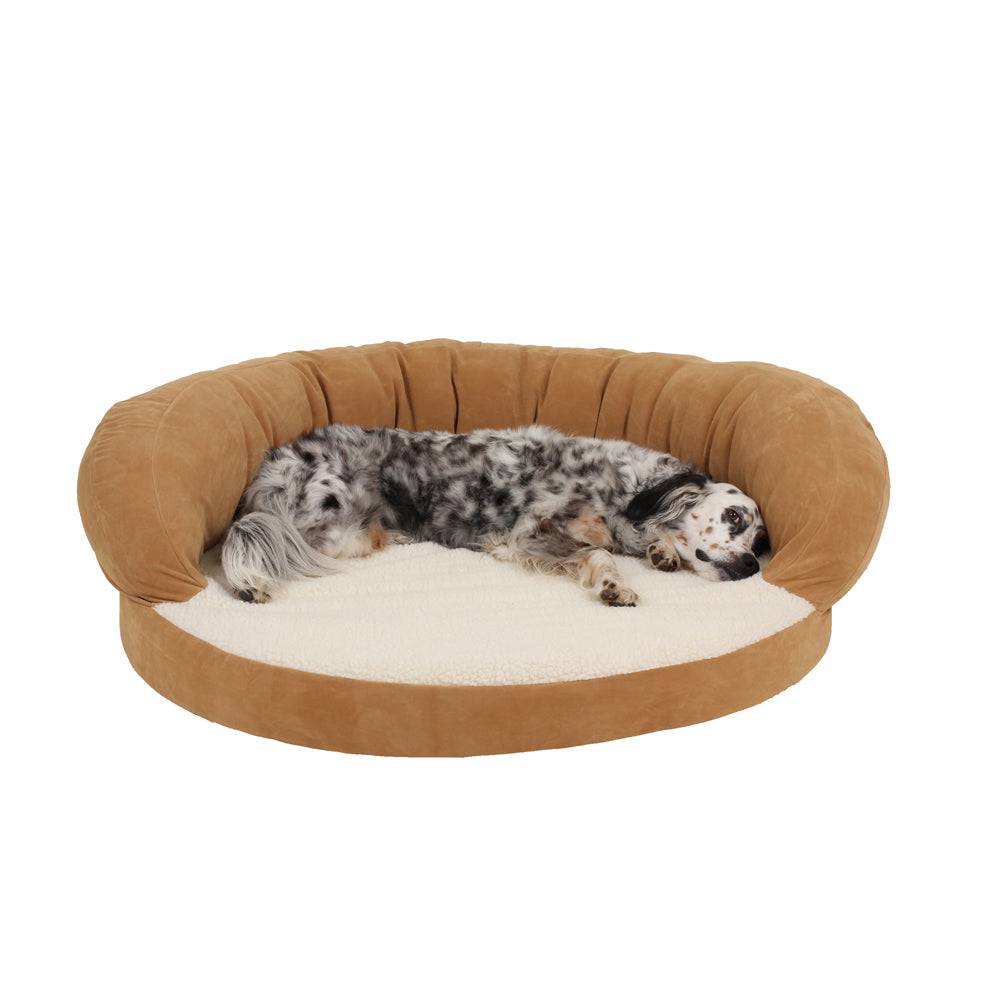 Ortho Sleeper Bolster Pet Bed Caramel Large: 50