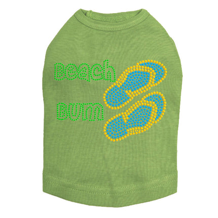 Beach Bum with Flip Flops - Dog Tank