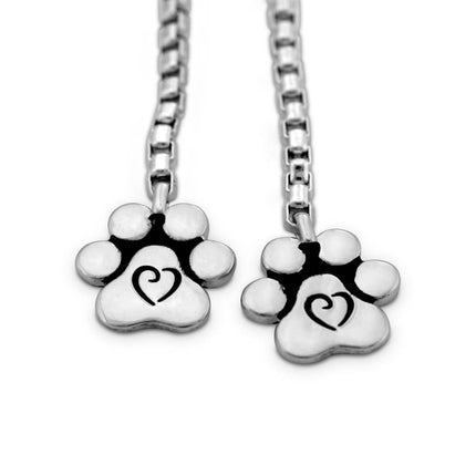 Paw Print Bracelet, Sterling Silver Peek-A-Boo Paws Adjustable Bracelet