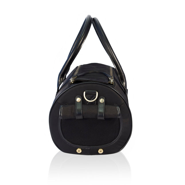 Pet Carrier and Multifunctional Bag in Black