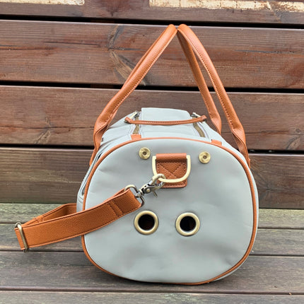 Small Beige Pet Carrier and Multifunctional Bag