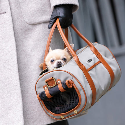 Small Beige Pet Carrier and Multifunctional Bag