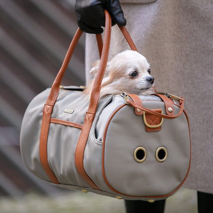 Small Beige Pet Carrier and Multifunctional Bag