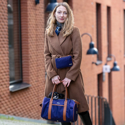 Pet Carrier and Multifunctional Bag Dark Blue