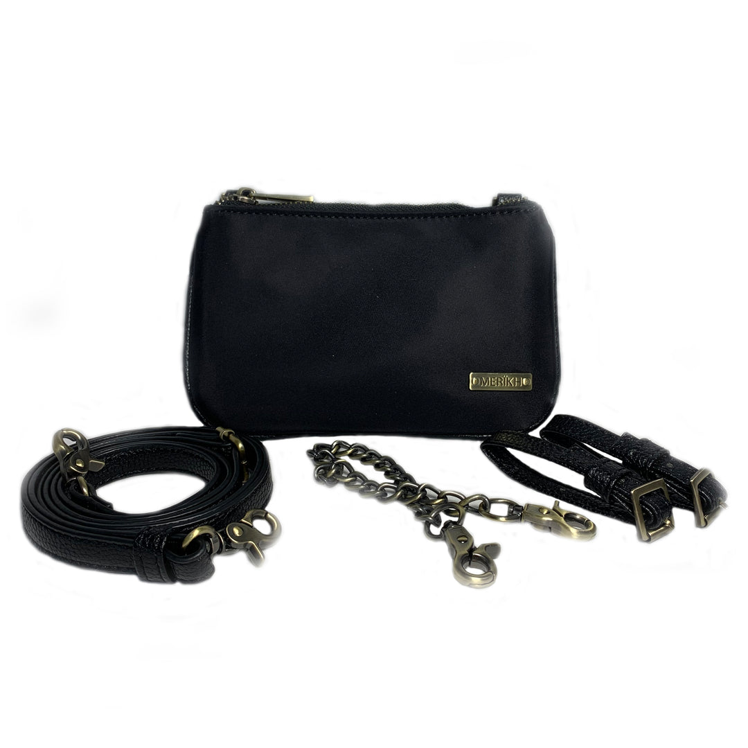 Pet Carrier and Multifunctional Bag in Black