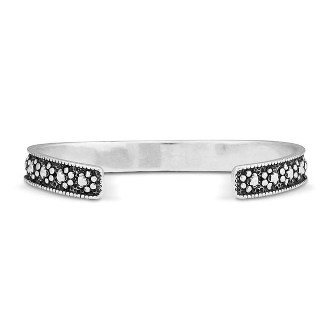 Paw Print Cuff Bracelet, Sterling Silver Blinger Bracelet