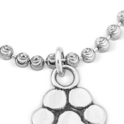 Paw Print Charm Bracelet, Love Will Find A Way w/Puppy Love Paws