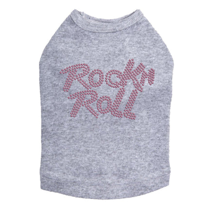 Rock n Roll (Pink Rhinestuds) - Dog Tank