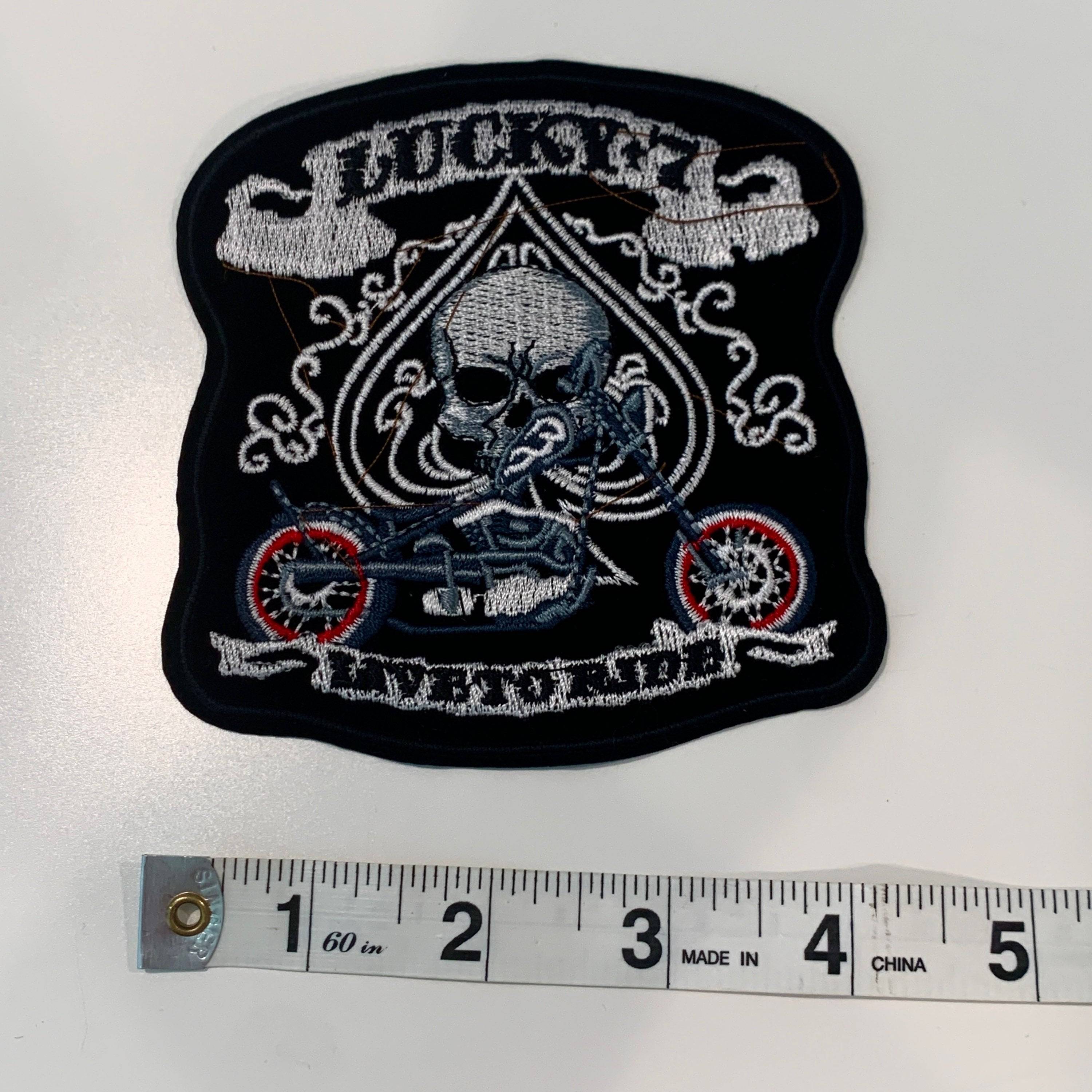 Biker Patch (2 design options) Option 1