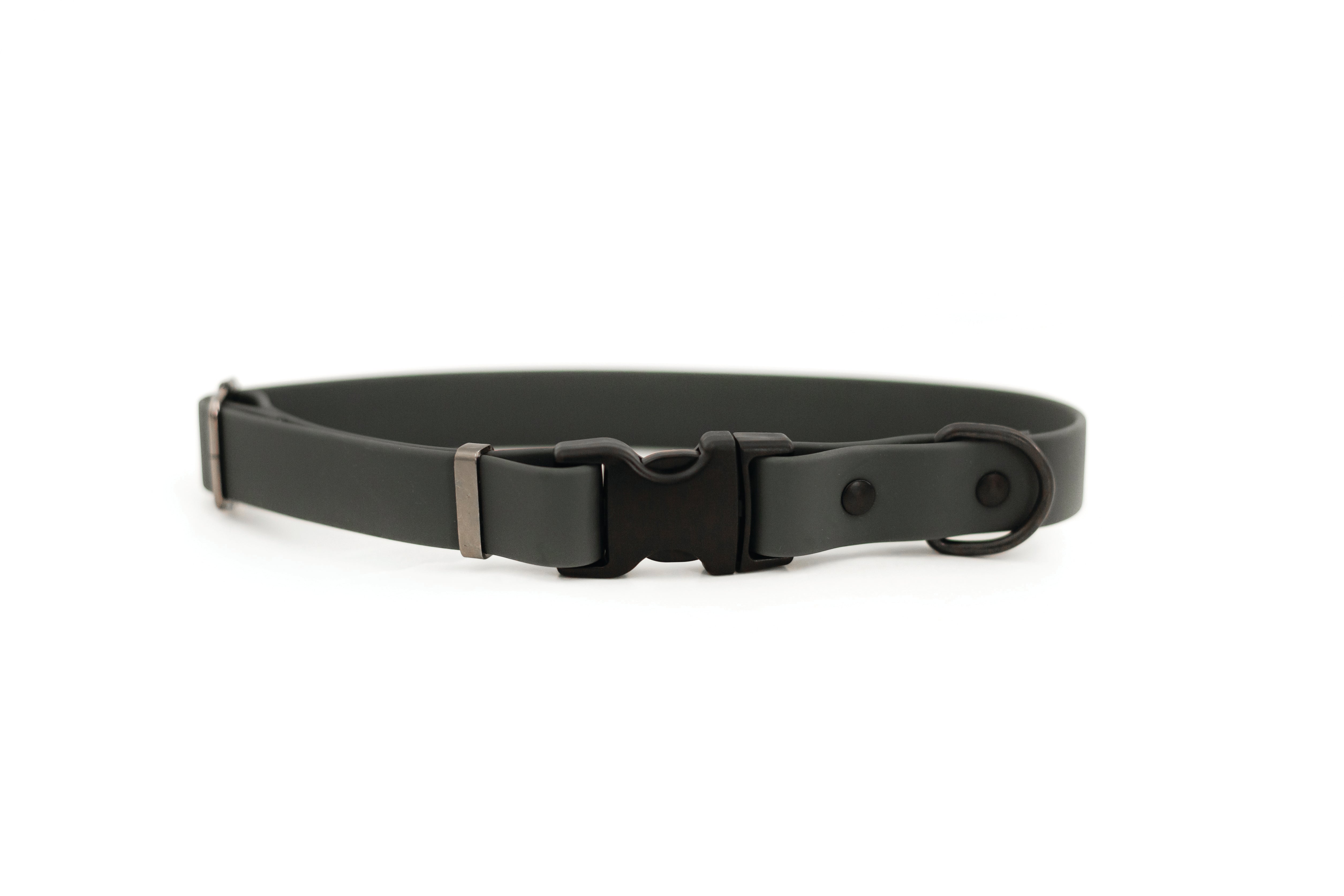 Waterproof Dog Collar Charcoal