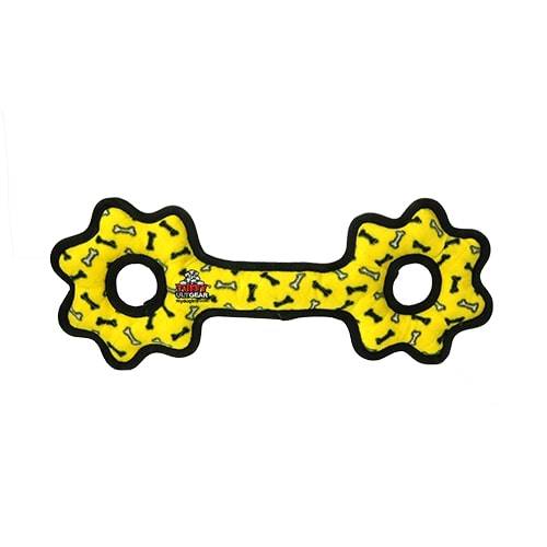 tuffy® Ultimate™ Tug-O-Gear Yellow Bones