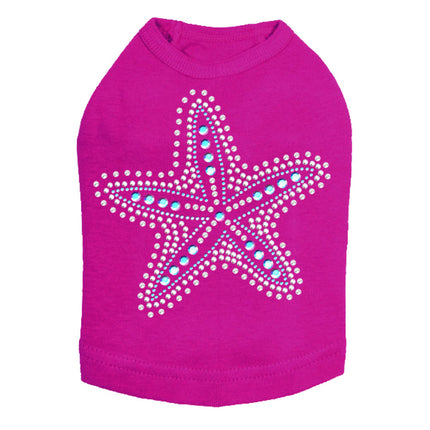 Iridescent AB Starfish - Dog Tank