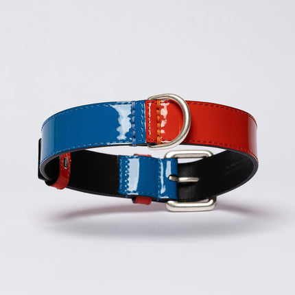 Patent Leather Rugby-Collar