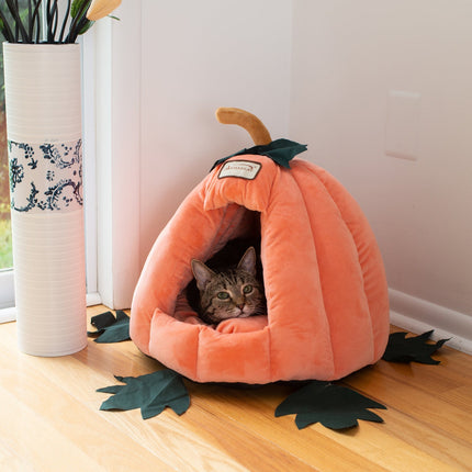 Armarkat Cat Bed C85CCS PumpkIn Shape