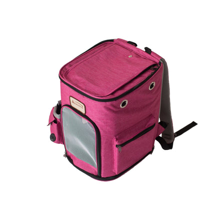 Armarkat PC301P Pets Backpack Pet Carrier In PInk and Gray Combo