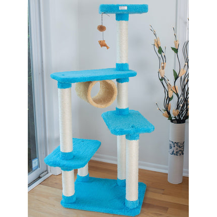 Armarkat Cat Climber Cat Junggle Tree With Platforms X6105 Skyblue