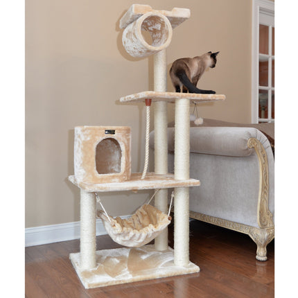 Armarkat 62" Cat tree With Scratch posts Hammock for Cats And Kittens A6202