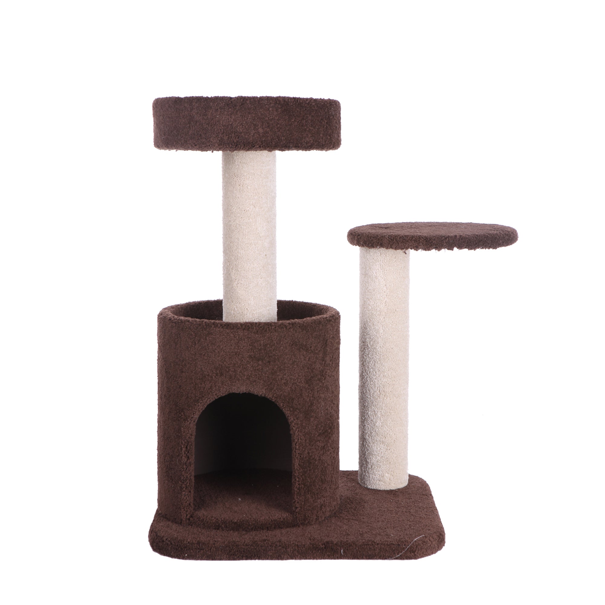 Armarkat F3005 Carpeted Cat Tree Condo, Kitten Activity Tree, Brown