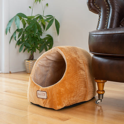 Armarkat Cat Bed Cave Shape Brown/Ivory C11CZS/MH