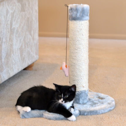 Armarkat Mouse Shape Cat Scratcher Toy Sisal Scratching Post For Kitty TraInIng