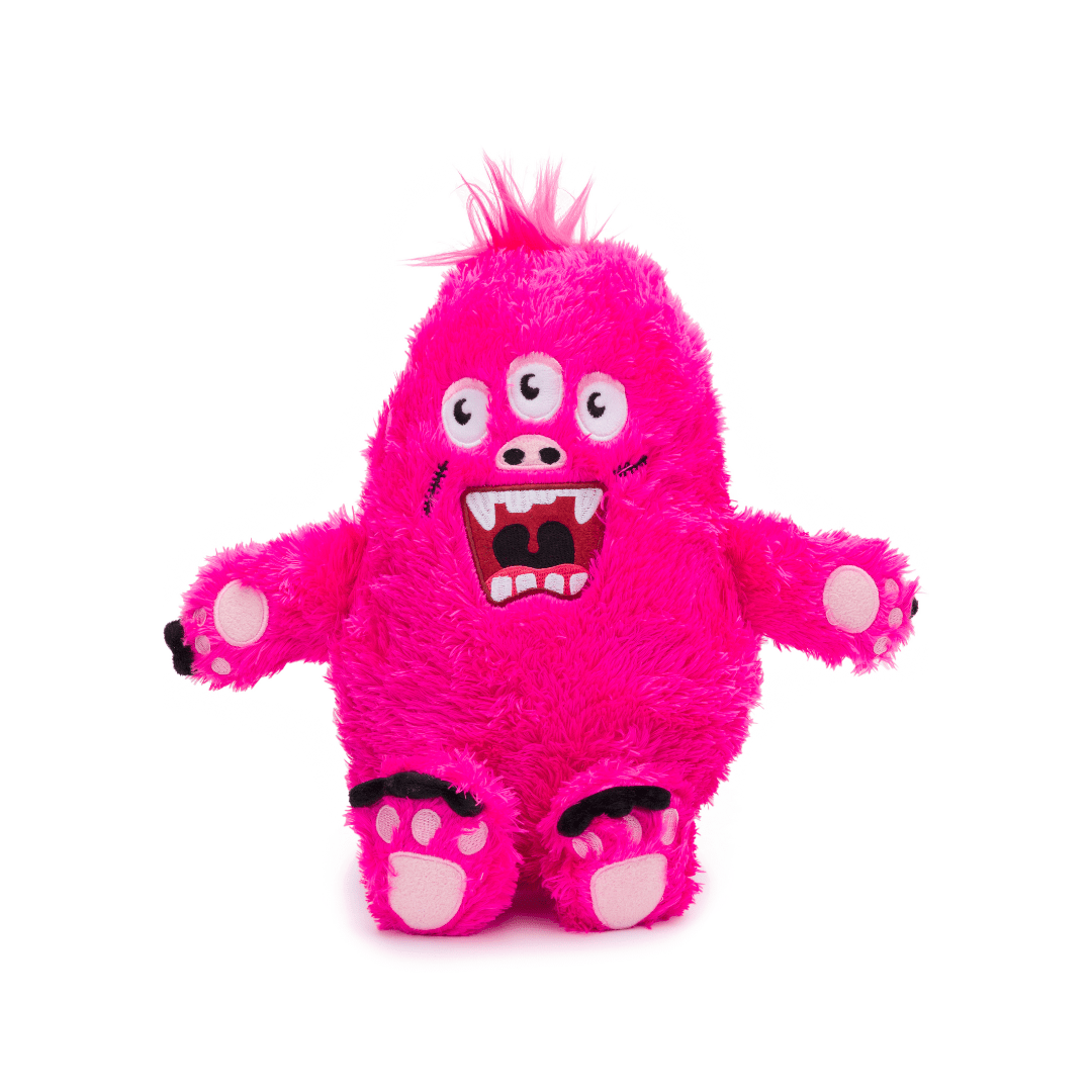 Fluffy Large Pink Monster