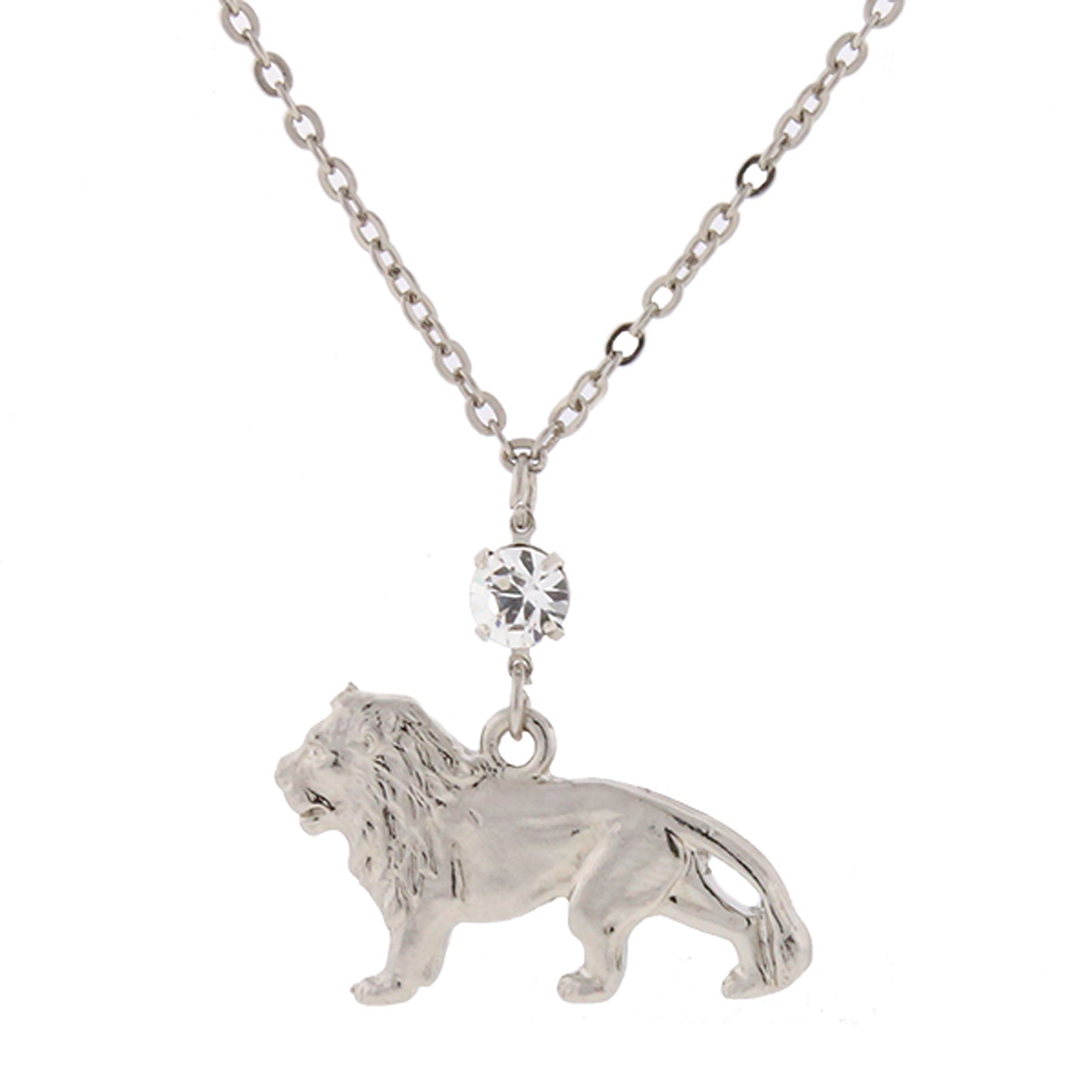 1928 Jewelry Crystal Cecil The Lion Necklace 16