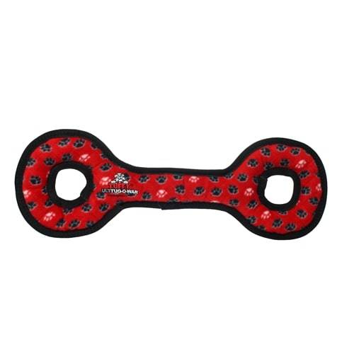 tuffy® Ultimate™ Tug-O-War Red Paw print