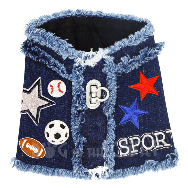 All Sports Denim Harness Vest