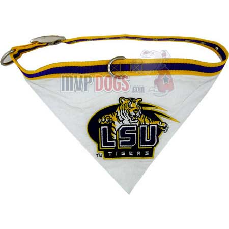 LSU Tigers NCAA Dog Collar Bandana