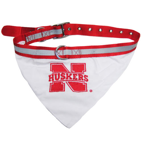 Nebraska Huskers NCAA Dog Collar Bandana